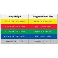 Theraband SCP Pro Series Oefenbal 55 cm - rood - thumbnail