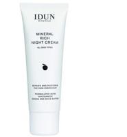 Idun Minerals Mineral rich night cream 50 Milliliter - thumbnail