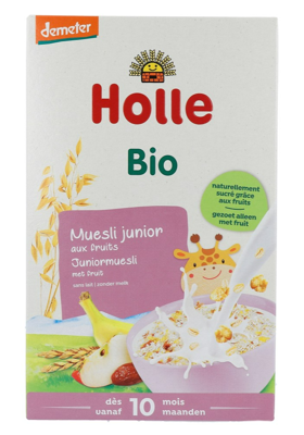 Holle Bio Muesli Junior Met Fruit Zonder Melk 10 Maanden Holle Bio Muesli Junior Met Fruit Zonder Melk 10 Maanden