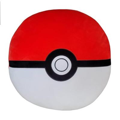 Pokemon Pluche Pillow - PokeBall/Pokeball Pattern
