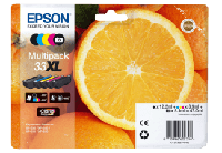 Epson C13T33574021 26.7ml 12.2ml Zwart, Cyaan, Magenta, Geel inktcartridge - thumbnail
