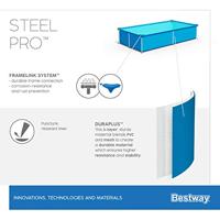 Bestway Zwembad rechthoek steel pro L221 x B150 x H43cm - thumbnail