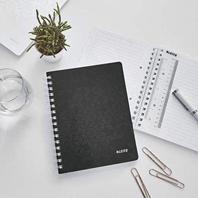 Leitz WOW schrift ft A5, gelijnd, zwart