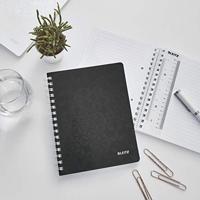 Leitz WOW schrift ft A5, gelijnd, zwart - thumbnail