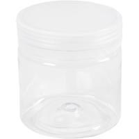 Creativ Company Plastic voorraadpotten, h: 7 cm, d 6,5 cm, 180 ml, 10 stuk/ 1 doos - thumbnail