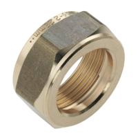 Bonfix knelkoppeling - Knelmoer - 22mm - Messing - thumbnail