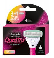 Wilkinson Wilkinson Quattro For Women Sensitive Scheermesjes - 4 Stuks - thumbnail
