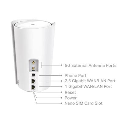 TP-Link Deco X80-5G Dual-band (2.4 GHz / 5 GHz) Wi-Fi 6 (802.11ax) Zwart 2 Intern TP-Link Deco X80-5G Dual-band (2.4 GHz / 5 GHz) Wi-Fi 6 (802.11ax) Zwart 2 Intern