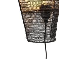 QAZQA Oosterse wandlamp zwart 45 cm - Nidum - thumbnail