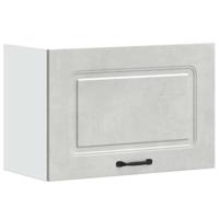 Keukenwandkast Kalmar bewerkt hout betongrijs - thumbnail