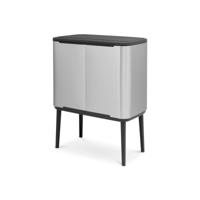 Brabantia Bo touch bin 11+23 liter matt steel fingerprint proof - thumbnail