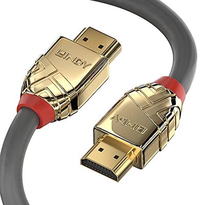 LINDY 37865 HDMI-kabel HDMI Aansluitkabel HDMI-A-stekker, HDMI-A-stekker 7.50 m Grijs 4K UHD