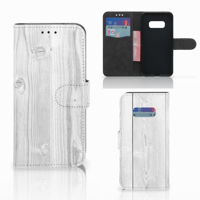 Samsung Galaxy S10e | Book Style Case | White Wood - thumbnail
