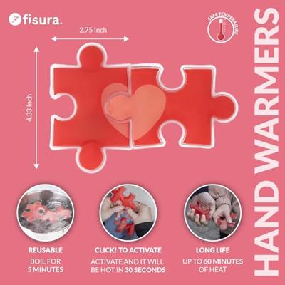 Hand warmer &apos;&apos;Puzzle&apos;&apos; pack of 2
