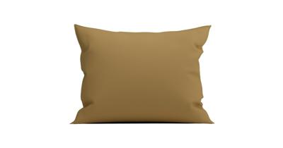 Zo Home Satinado Kussensloop Katoen Satijn - cognac brown 60x70cm