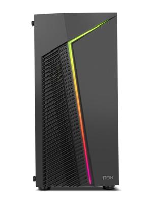 ATX Semi-toren BehuizingNox-Xtreme NXINFTYZETA Zwart - thumbnail