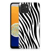 Samsung Galaxy A03 | TPU Hoesje | Zebra - thumbnail