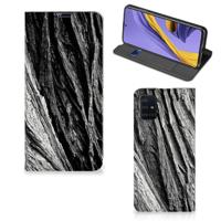 Book Wallet Case Samsung Galaxy A51 Boomschors Grijs - thumbnail