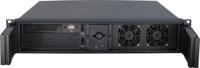 VALUE 19 serverbehuizing, 2U, kort, zwart - thumbnail