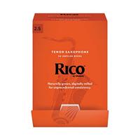 D&apos;Addario Woodwinds RKA0125-B50 Rico Tenorsaxofoonriet, sterkte 2.5, 50-pack, Unfiled - thumbnail
