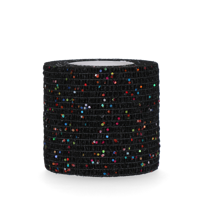 Bandage Animal Zwart Glitter Profi 5 cm - thumbnail