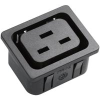 Martin Kaiser 766/10/63/sw/C Apparaatstekker (koud) 766 Bus, inbouw verticaal Totaal aantal polen: 2 + PE 16 A Zwart 1 stuk(s) - thumbnail