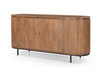 Livingfurn Dressoir 'Noor' Mangohout, 170cm, kleur Naturel - thumbnail