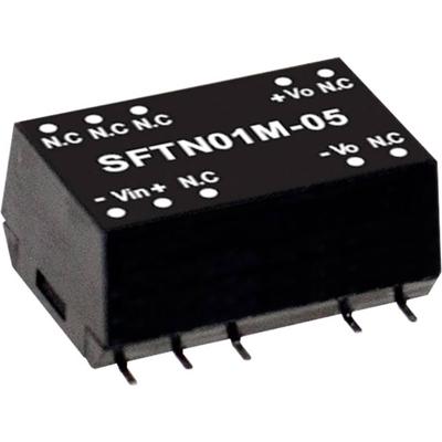 MEAN WELL SFTN01L-15 DC/DC-convertermodule 67 mA 1 W Aantal uitgangen: 1 x Inhoud 1 stuk(s) MEAN WELL SFTN01L-15 DC/DC-convertermodule 67 mA 1 W Aantal uitgangen: 1 x Inhoud 1 stuk(s)