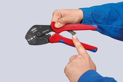 Knipex KNIPEX MultiCrimp© gebruineerd 250 mm - 973301 - thumbnail