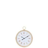 J-Line klok Kyr - rotan - naturel|wit - small - Ø 48 cm - thumbnail