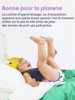 Set van 3 revolutionaire wasbare oefenbroekjes 3-4 jaar BAMBINO MIO lila - thumbnail