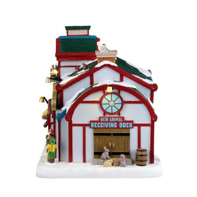 Lemax arctic animal sanctuary verlicht kersthuisje Santa&apos;s Wonderland 2023 - thumbnail