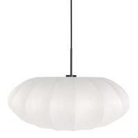 Steinhauer HanglampSparkled Light zwart met witte kap - 3809ZW - thumbnail