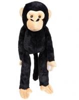 Kamparo pluchen knuffel Chimpansee 76 cm junior zwart - thumbnail