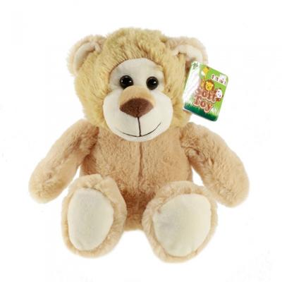 Soft Touch knuffelleeuw zittend bruin 21 cm Soft Touch knuffelleeuw zittend bruin 21 cm