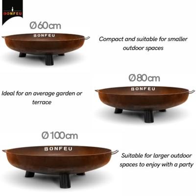 BonFeu - Vuurschaal BonBowl Plus 100 - Corten