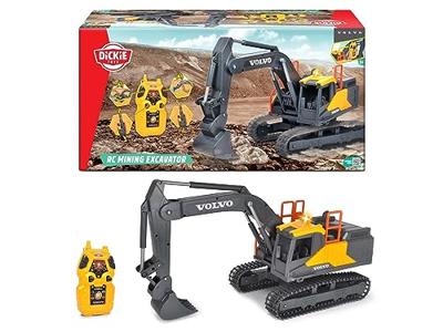 Dickie rc volvo mini excavator bestuurbare graafmachine