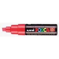 Uni-Posca Posca marker, afm pc-8k, lijndikte 8 mm, breed, fluo red, 1 stuk - thumbnail