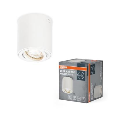 OSRAM HOMELIGHTING Spot Surface Round GU10 White 4099854446009 LED-buitenlamp (wand) GU10 Wit