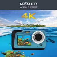 Aquapix W3048-I Edge Iceblue Digitale camera 48 Mpix Ice, Blue Onderwatercamera, Frontdisplay - thumbnail