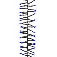 Lichtslinger cluster met 1000 LED's blauw 20 m PVC - thumbnail