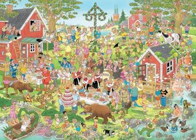 Jumbo Jan van haasteren legpuzzel - midzomer festival, 1000st.