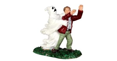 Lemax ghost grasps victim halloween figuur Spooky Town 2014