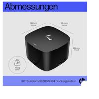 HP Thunderbolt Dock 280W G4 met combokabel - thumbnail