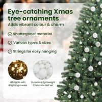 VidaXL Kunstmatige inklapbare kerstboom groen 150 cm pvc en metaal - thumbnail