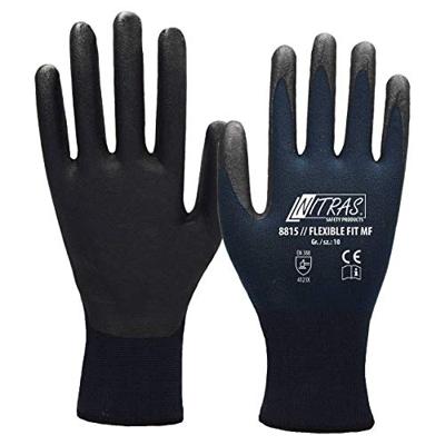 NITRAS SAFETY feinstrickhandschuh "flexible fit mf " glove size 8 flexible fit mf NITRAS SAFETY feinstrickhandschuh "flexible fit mf " glove size 8 flexible fit mf
