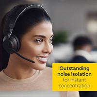Jabra Evolve2 65 Headset Draadloos Hoofdband Kantoor/callcenter USB Type-A Bluetooth Zwart - thumbnail