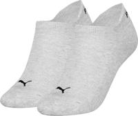 2 paar dames sneaker sokken katoen - Badstof zool - Sneakersokken wit, zwart en grijs - thumbnail