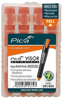 Pica 991/44 VISOR Permanent Navulling | Geel | Blister - PI99144SB
