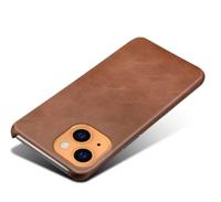 Casecentive Leren Back case iPhone 13 bruin - thumbnail